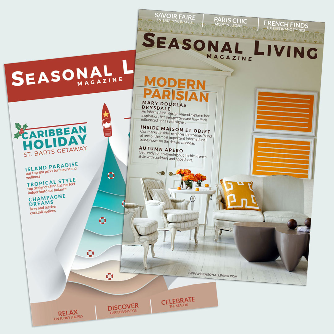 seasonal living magazine covers