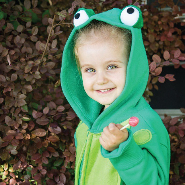 kid's frog costume