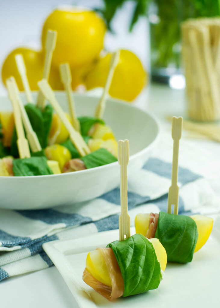 yellow tomato appetizer